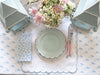 St Tropez Blue scalloped Placemats ( Set of two)
