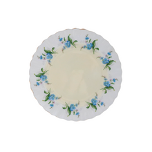  Vintage tea plate Blue floral edge