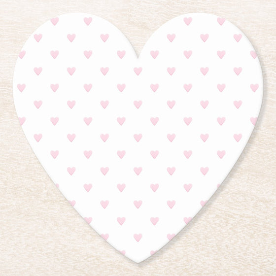 Paper Heart Coaster ( set of four)