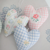Floral Posy Fabric Heart