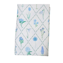  Blue Floral Tablecloth