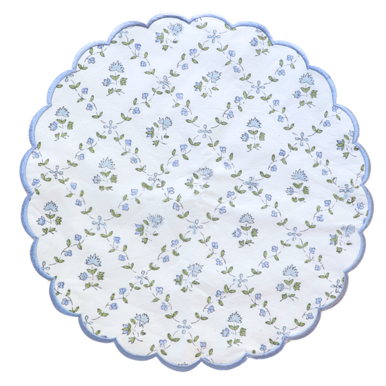 Blue cornflower placemat (set of two)
