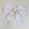 Floral Bow Paper Garland