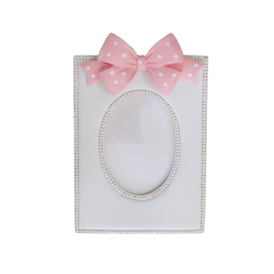 pink bow frame