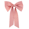 Pink polka dot House Bow