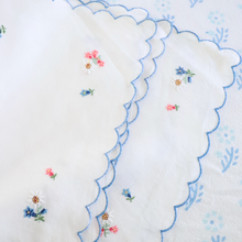  Set of 4 embroidered placemats vintage