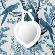  Shabby chic heart Mirror with Ribbon