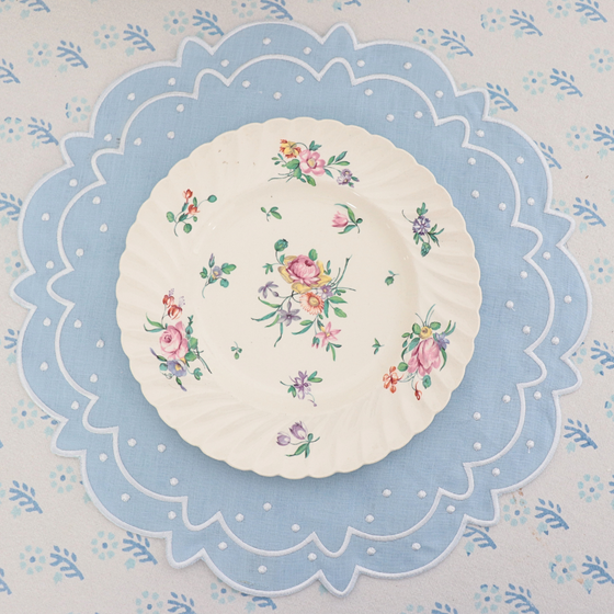 Plate Olde Bristol Porcelain Clarice Cliff Floral Granny Cottage Core