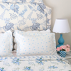 Pillowcase Baby blue hearts