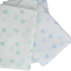 Pillowcase Baby blue hearts