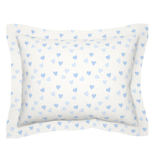  Pillowcase Baby blue hearts