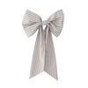 Vintage House Bow blue and white stripe