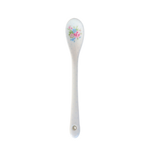  Floral polka dot dessert spoon