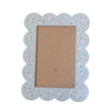 hand painted scalloped frame