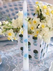  Hydrangea Hand Painted Candle