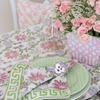 Isabella lilac and green Tablecloth