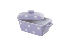  Lilac Butter Dish with lid