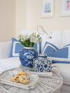 French Blue Cushion Cover