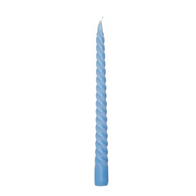  Pale blue twist Dinner Candle