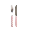 Cutlery set Pink Polka Dot