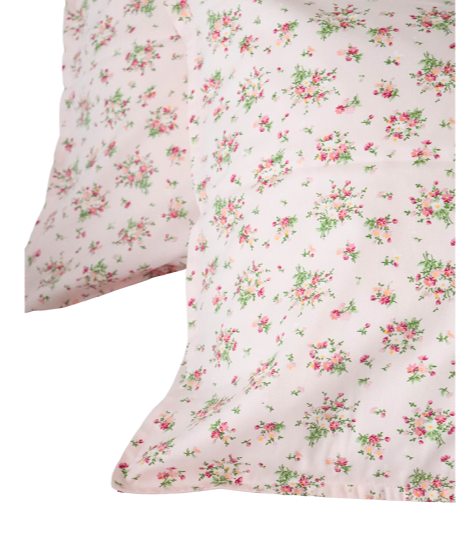 Pink Posy Pillowcase (Pair)