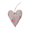 provence rose fabric heart