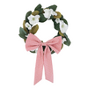 Christmas House Bow/ wreath bow sash Red snowflake