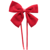 Red Velvet Napkin Bow ( set of four)