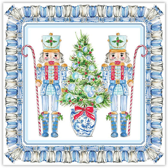 Chinoiserie Nutcrackers Square Placemat