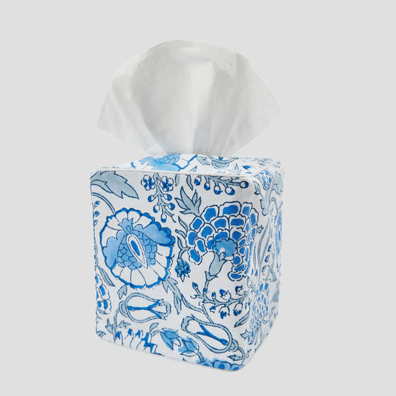 Chinoiserie tissue box cover