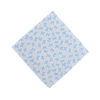 blue bow fabric napkins