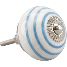  Drawer knobs blue spiral | prettyhomestyle.
