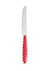 Knife Red white polka Dot