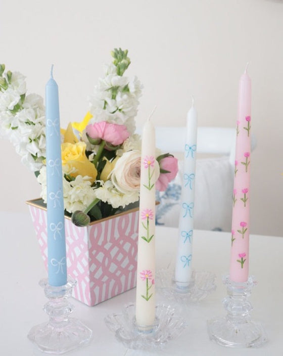 handpainted candles