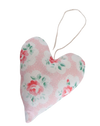 Provence Rose Fabric Heart